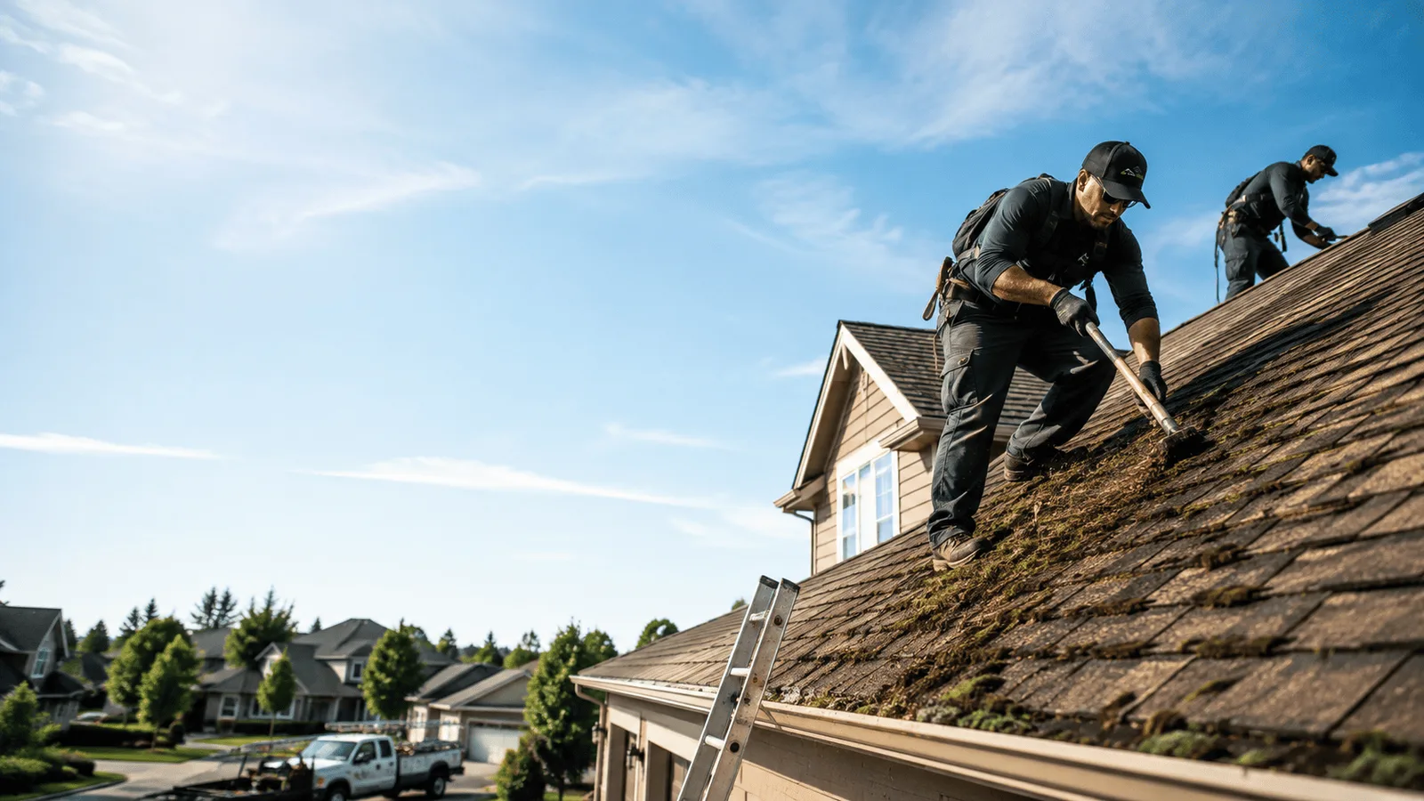 Roof Moss Removal in Washington, IN near me